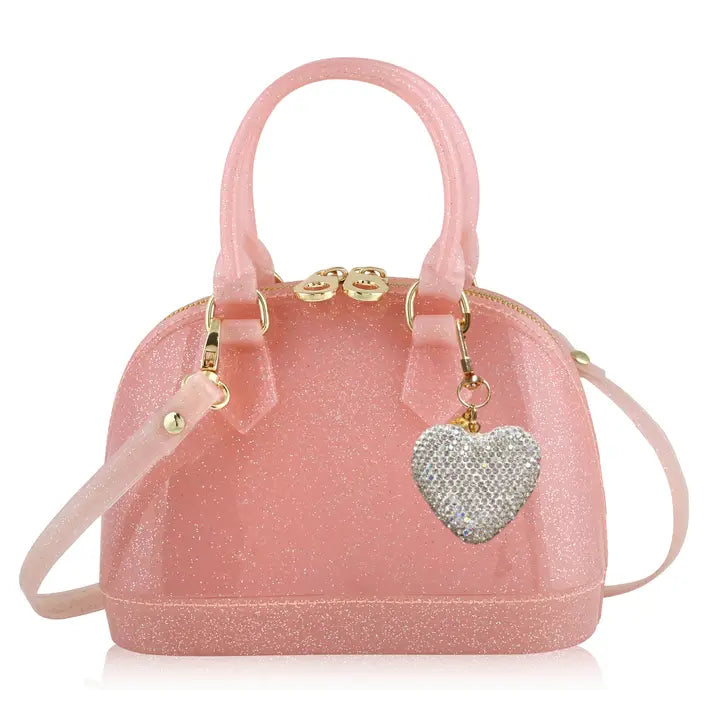 Cate Light Pink Sparkle Follow Your Heart Edition Kids Purse