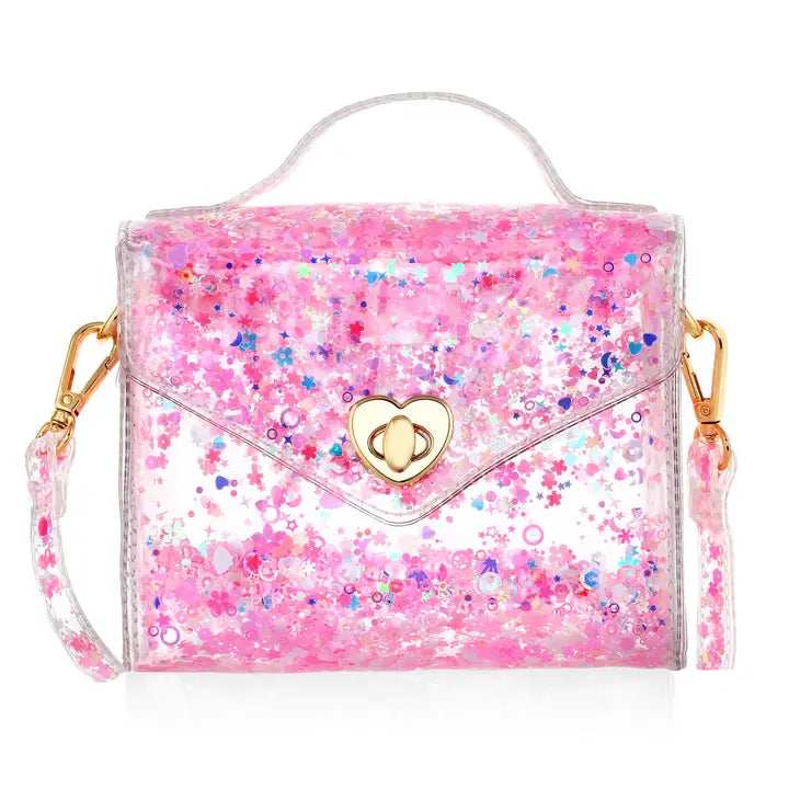 Gussie Pink Sparkle Kids Purse
