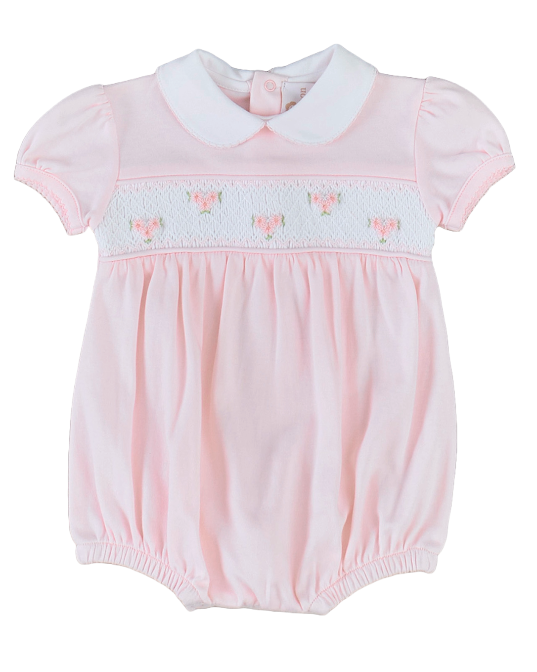 Calisa Pink Handsmocked Bubble