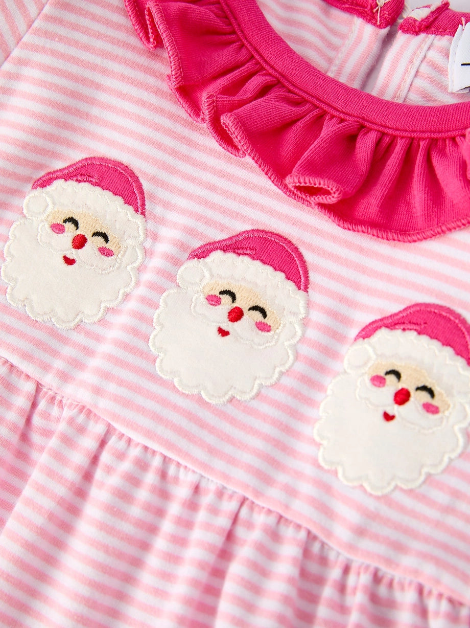 Pink Santa Romper