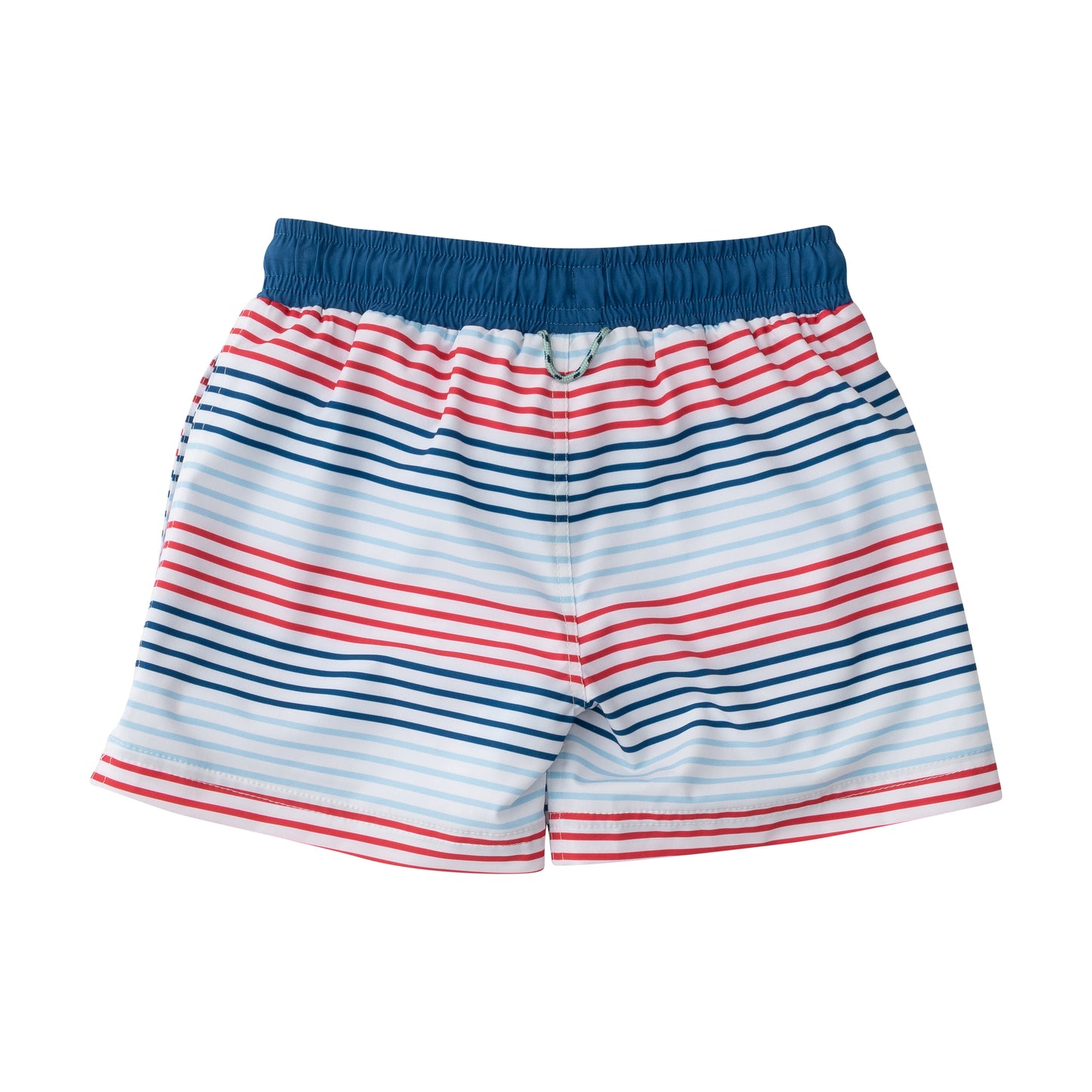 Boys Boogie Board Swim Trunk in American Stripe Print