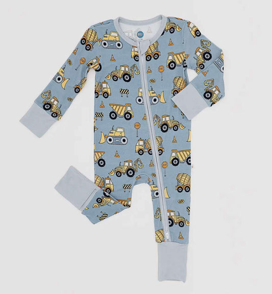Construction Zip Romper