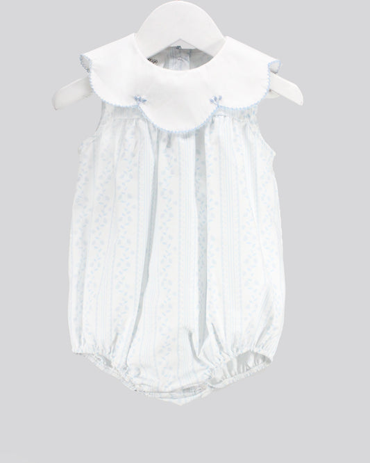 Scalloped Blue Bubble