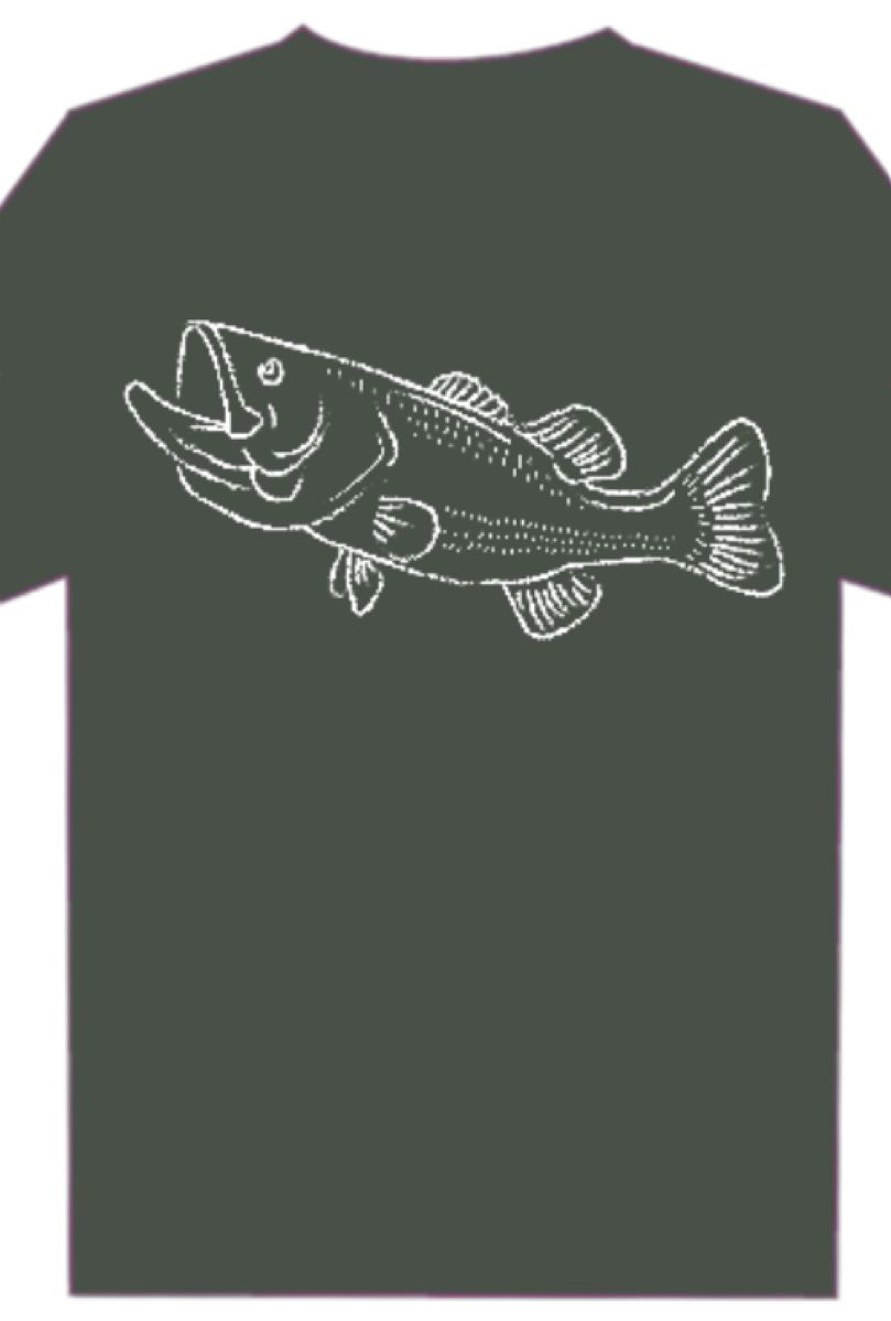 Bass T-shirt- Dark Green