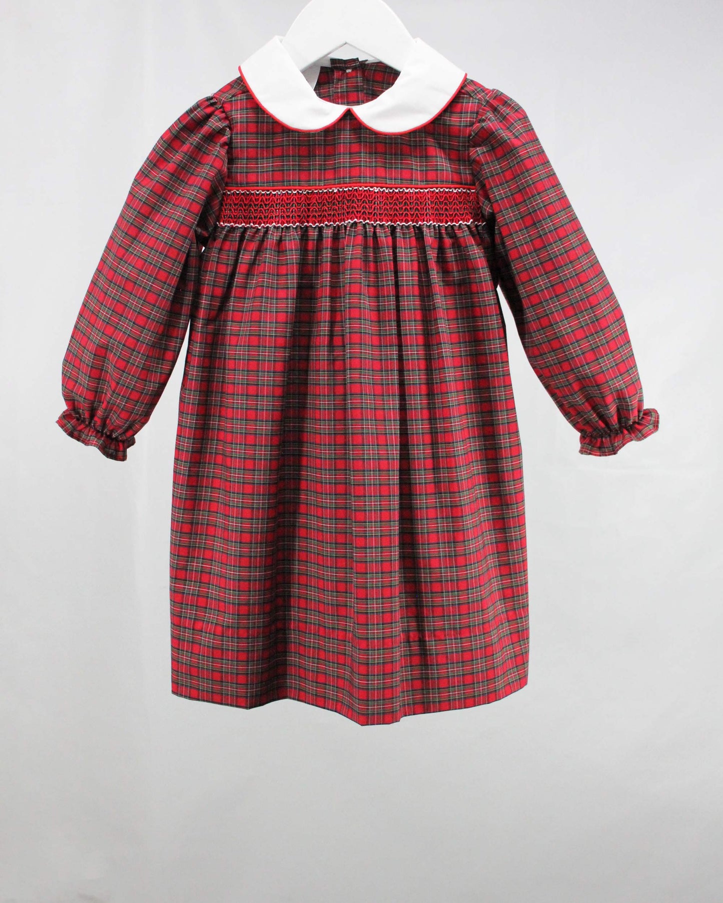 Red Christmas Plaid Dress