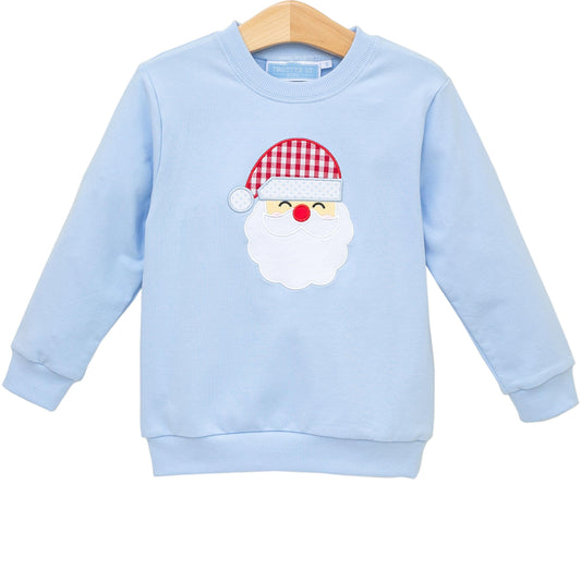 Santa Pullover-Light Blue