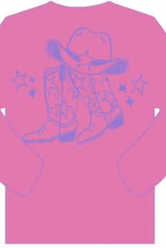 Cowgirl Boots Era Long Sleeve T-shirt
