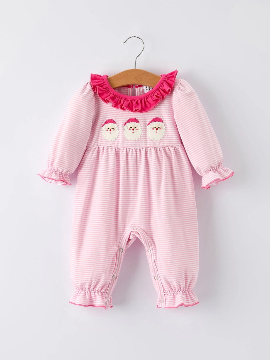 Pink Santa Romper