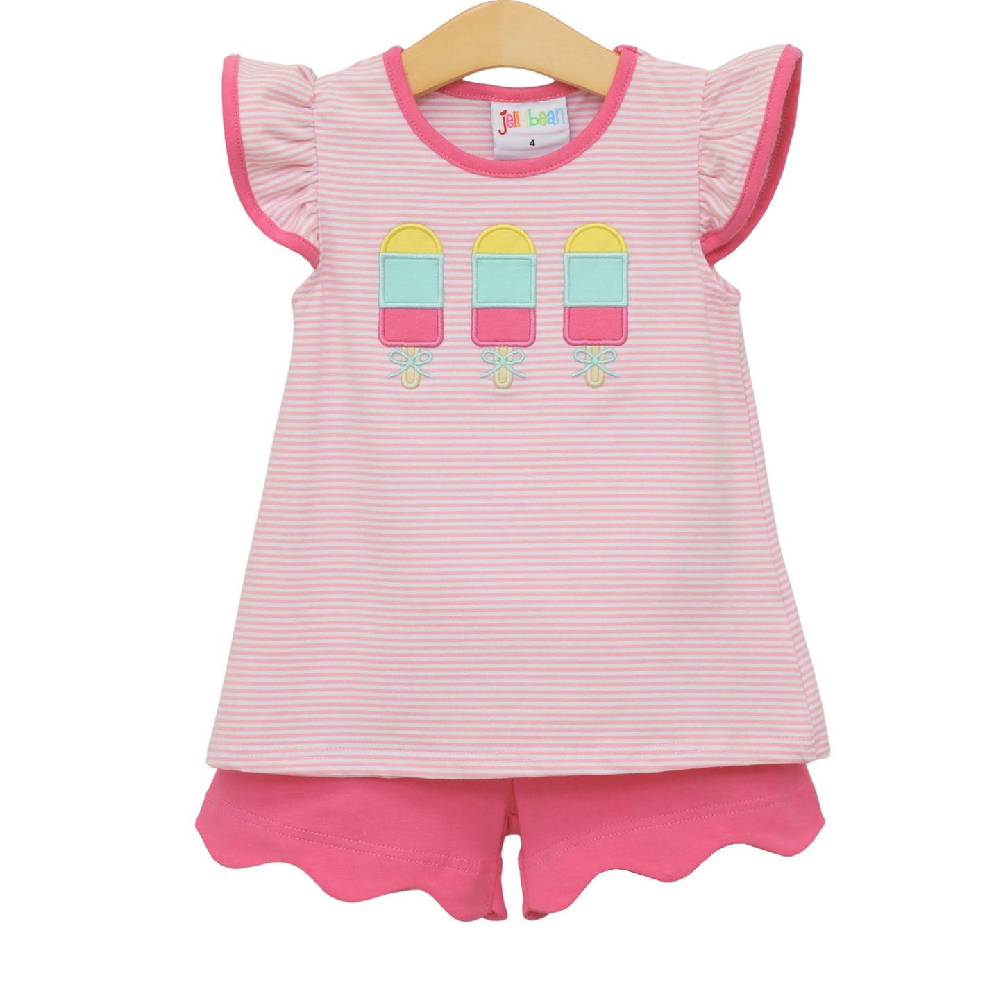 Popsicle Scallop Short Set