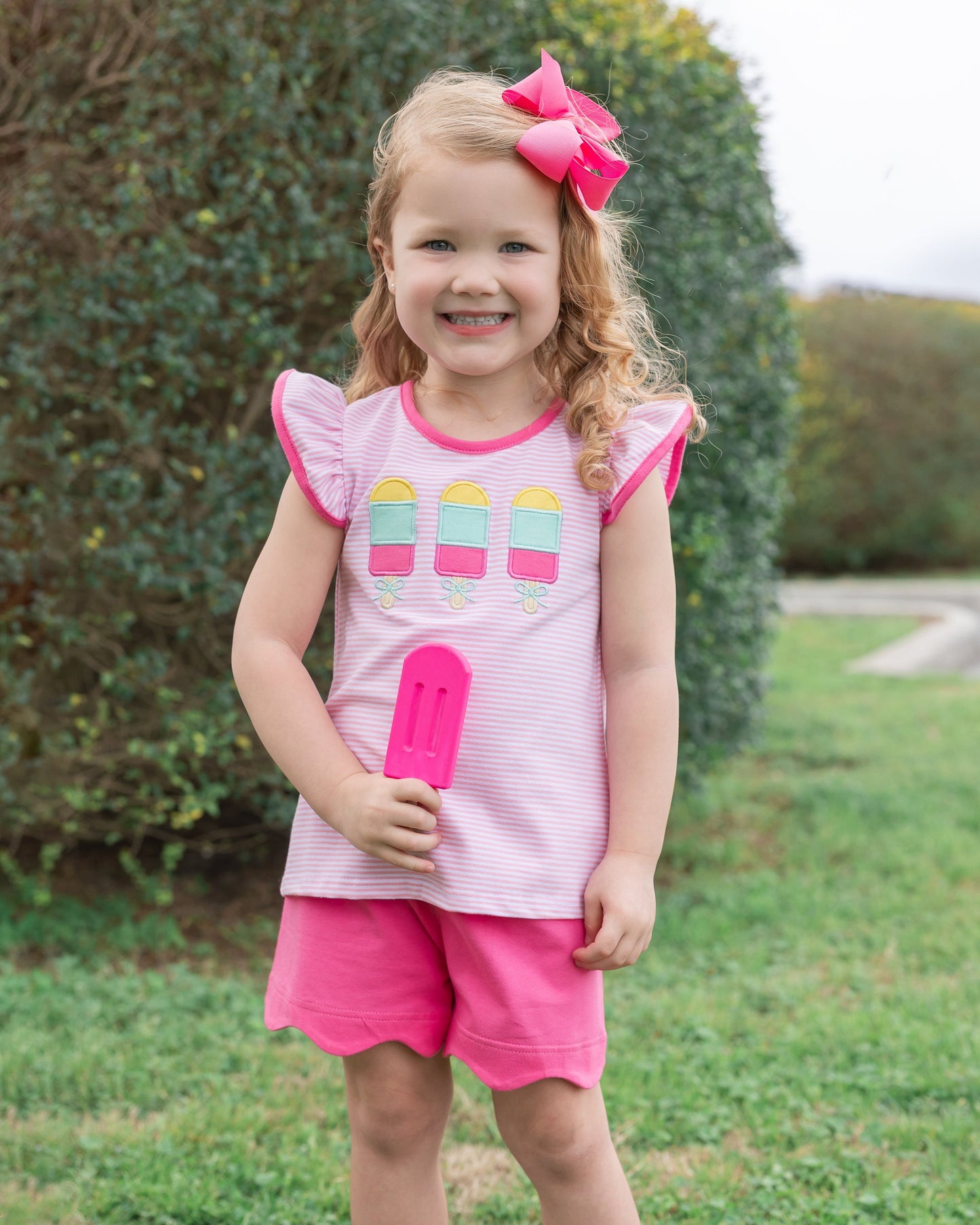 Popsicle Scallop Short Set