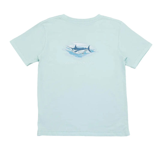 Marlin SS Graphic Tee Aqua