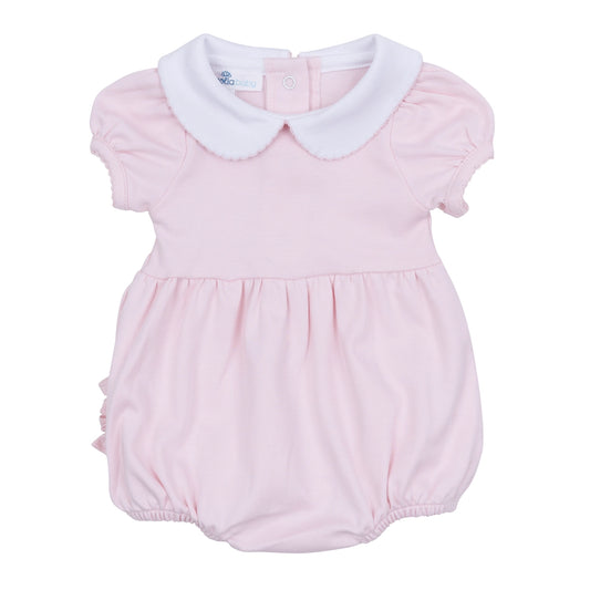 Pink Collared Ruffle Bubble